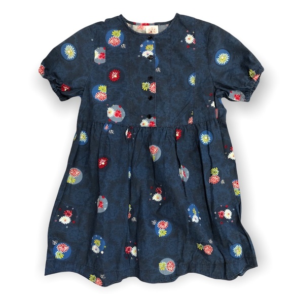 Cakewalk Other - Cakewalk • Blue Floral Scallop Dress - 8 (128)
